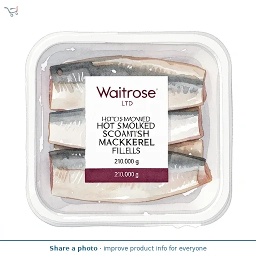 Waitrose Hot Smoked Scottish Mackerel Fillets