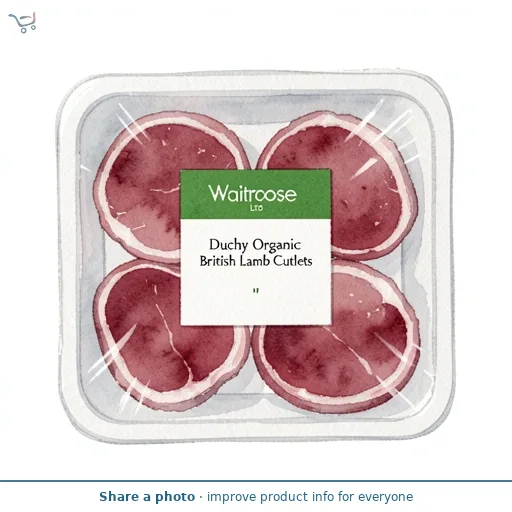 Waitrose Duchy Organic British Lamb Cutlets