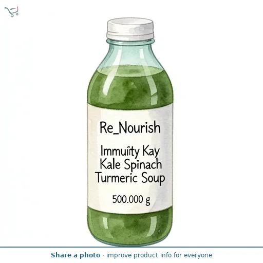 RE:NOURISH Immunity Kale Spinach Turmeric Soup