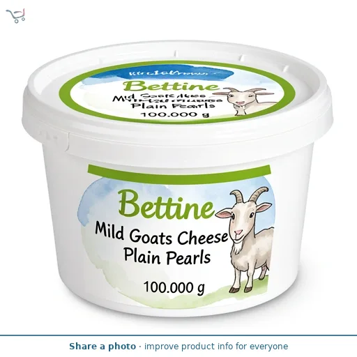 Bettine Mild Goats Cheese Plain Pearls