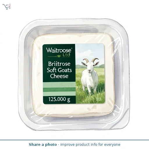Waitrose British Soft Goats Cheese