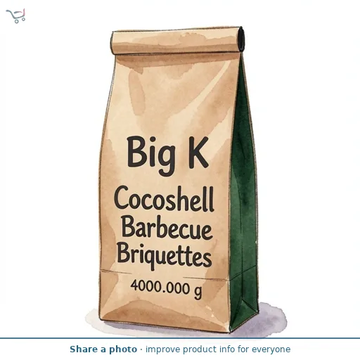 Big K Cocoshell Barbecue Briquettes
