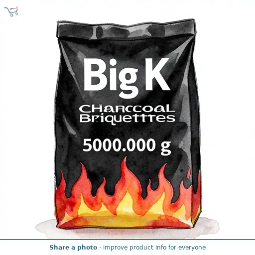 Big K Charcoal Briquettes