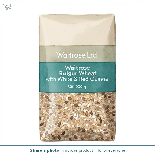 Waitrose Bulgur Wheat with White & Red Quinoa