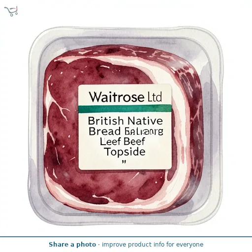 Waitrose British Native Breed Large Beef Topside