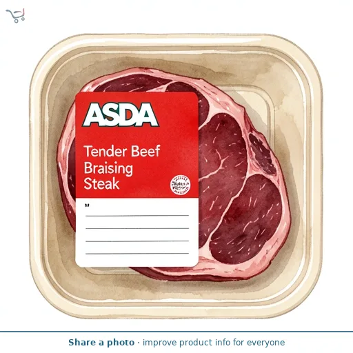 ASDA Tender Beef Braising Steak