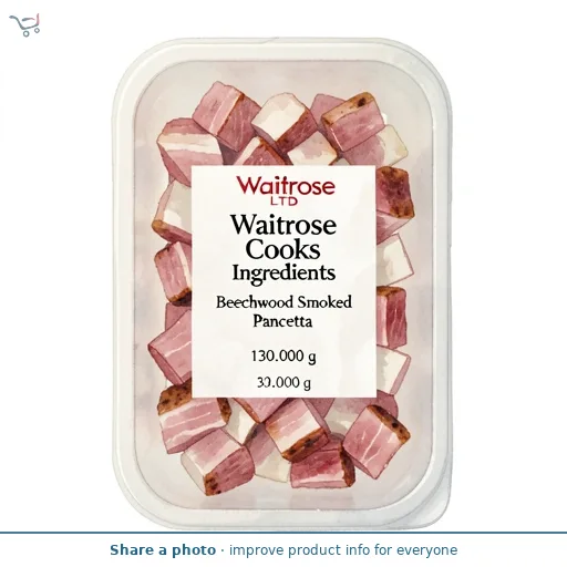Waitrose Cooks Ingredients Beechwood Smoked Pancetta