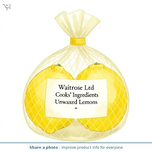 Cooks' Ingredients Unwaxed Lemons