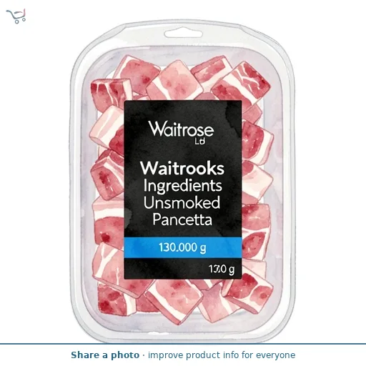 Waitrose Cooks Ingredients Unsmoked Pancetta