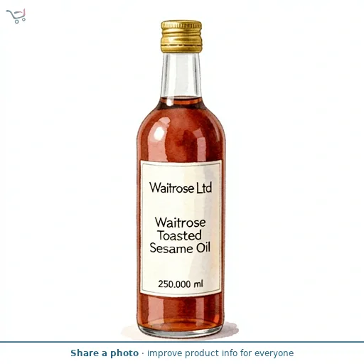 Waitrose Toasted Sesame Oil