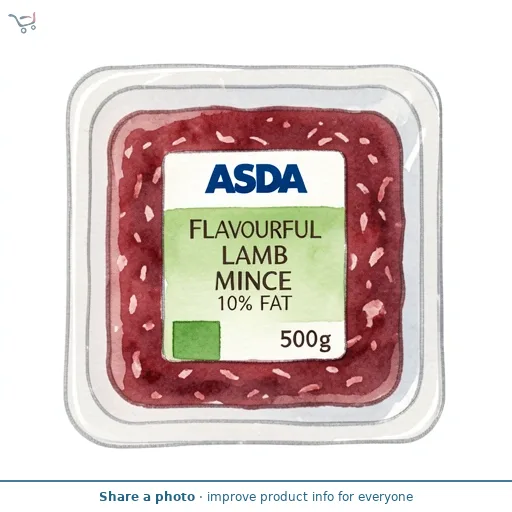 ASDA Flavourful Lamb Mince 10% Fat 500g