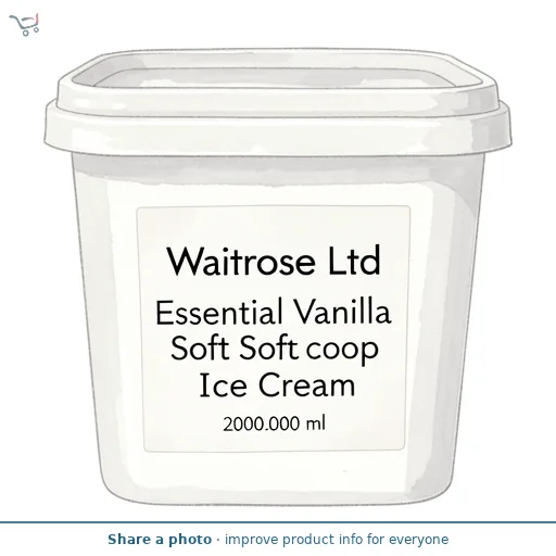 Essential Vanilla Soft Scoop Ice Cream