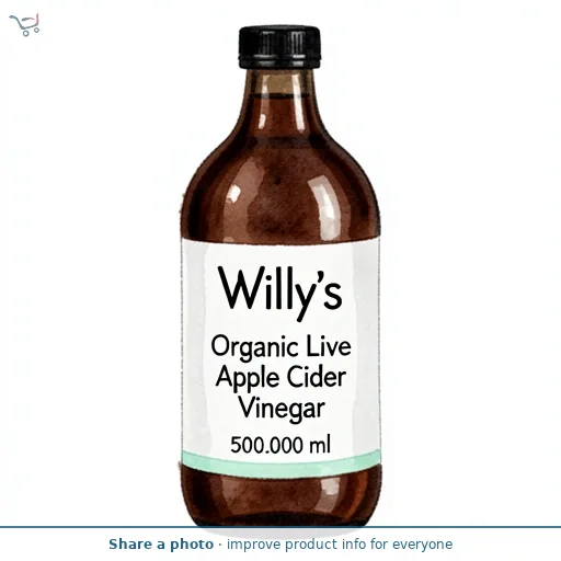 Willy's Organic Live Apple Cider Vinegar