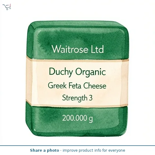 Duchy Organic Greek Feta Cheese Strength 3