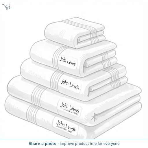 John Lewis Ultra Soft Cotton Face Cloth (Set of 2), White