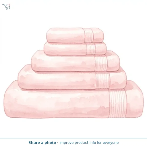 US Bath Sheet 160x90 Pale Pink