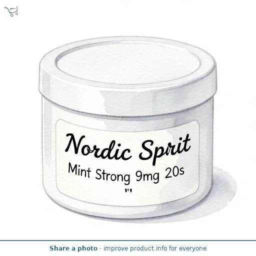 Nordic Spirit 9mg Mint Strong Nicotine Pouches