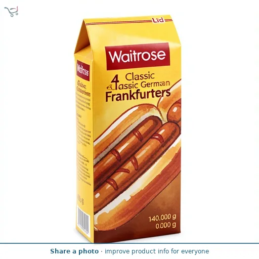 Waitrose 4 Classic German Frankfurters