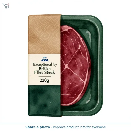 Exceptional by ASDA British Fillet Steak 220g