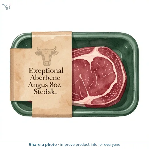 Exceptional by ASDA Aberdeen Angus 8oz Ribeye Steak 227g