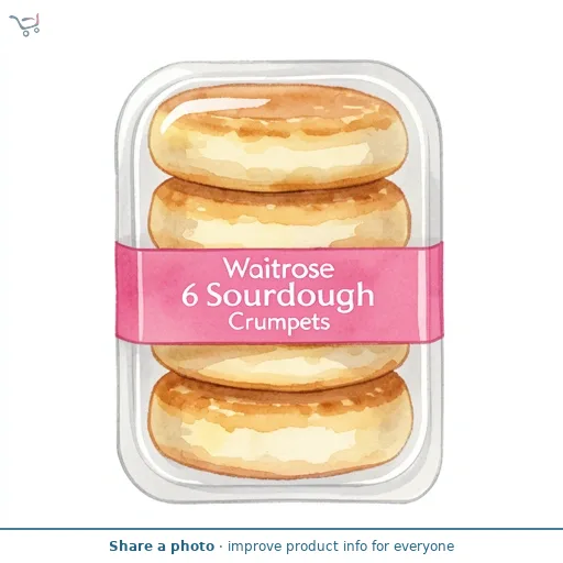 Waitrose 6 Sourdough Crumpets