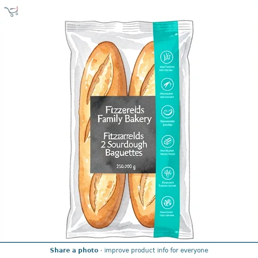 Fitzgeralds 2 Sourdough Baguettes