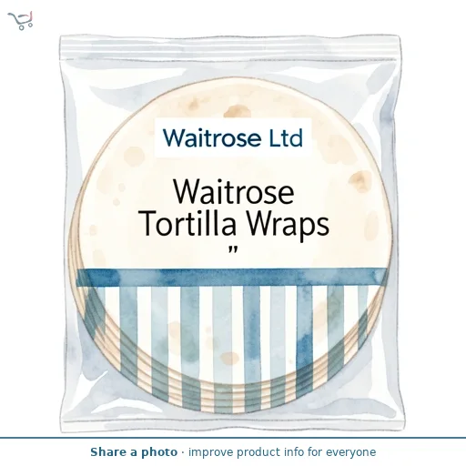 Waitrose Large Tortilla Wraps