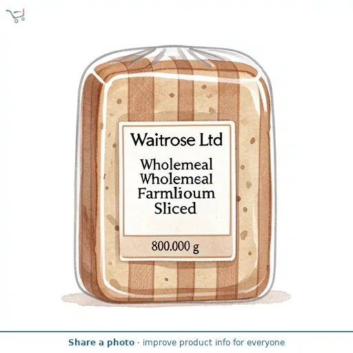 Waitrose Wholemeal Farmhouse Medium Sliced