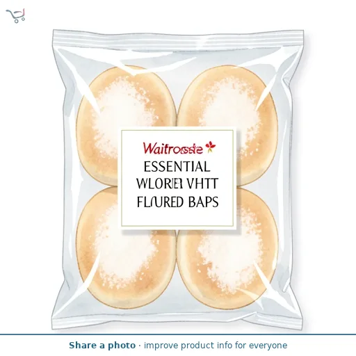 Essential White Floured Baps