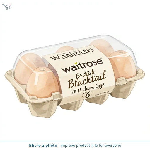 Waitrose British Blacktail FR Medium Eggs
