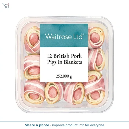 12 British Pork Pigs in Blankets