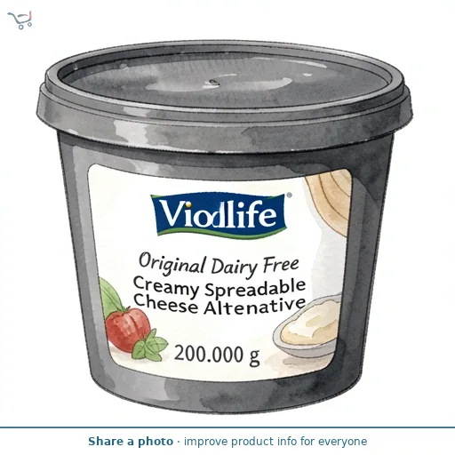 Violife Original Dairy Free Creamy Spreadable Cheese Alternative
