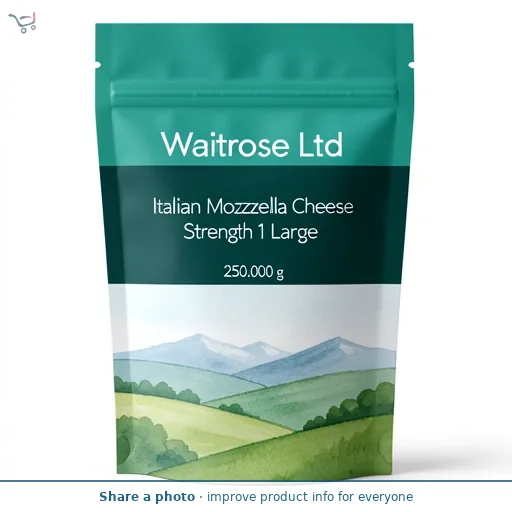 Waitrose Italian Mozzarella Cheese Strength 1 Large
