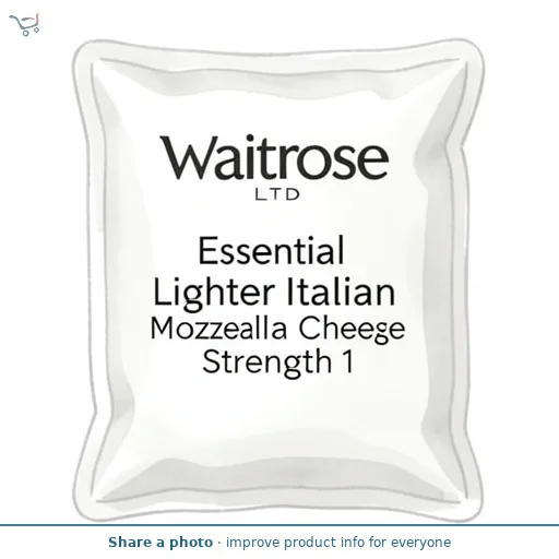 Waitrose Essential Lighter Italian Mozzarella Cheese Strength 1