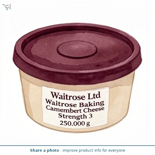 Waitrose Baking Camembert Cheese Strength 3