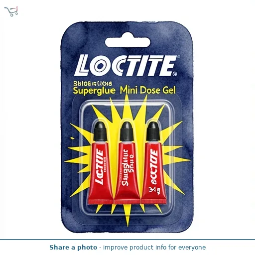 Loctite Superglue Mini Dose Gel 3x1g