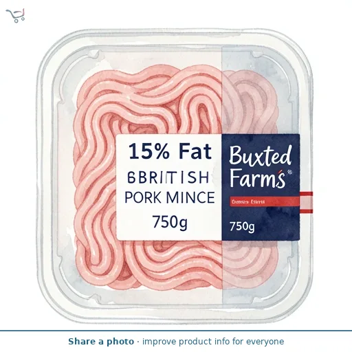 Buxted Farms 15% Fat British Pork Mince