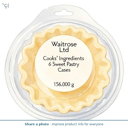 Cooks' Ingredients 6 Sweet Pastry Cases