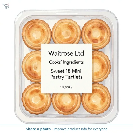Cooks' Ingredients Sweet 18 Mini Pastry Tartlets