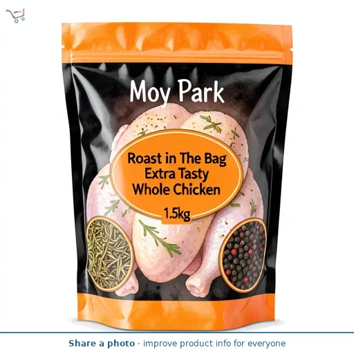 Moy Park Roast in The Bag Extra Tasty Whole Chicken 1.5kg