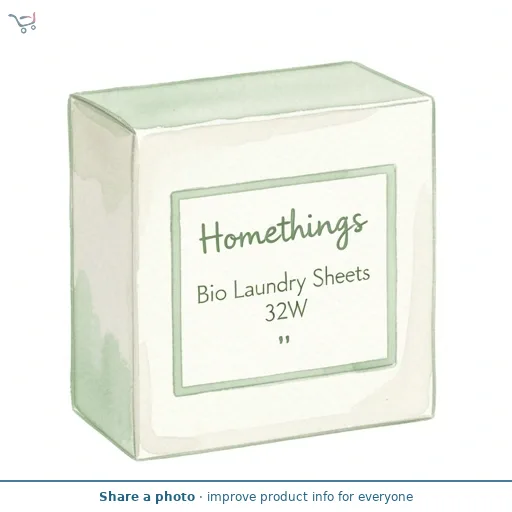 Homethings Bio Laundry Sheets 32W