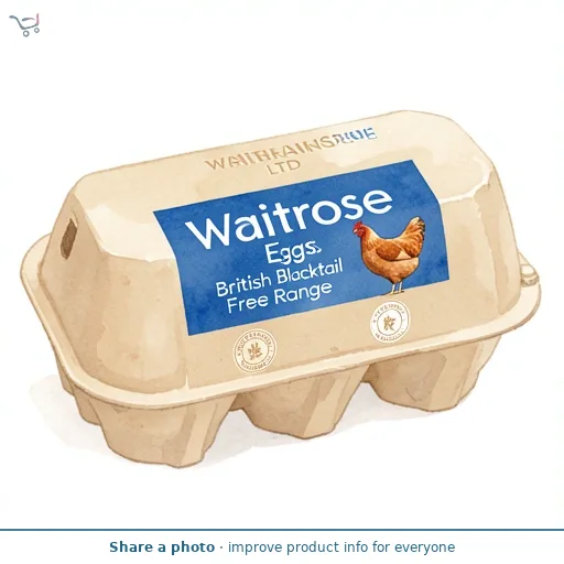 Waitrose Eggs British Blacktail Free Range