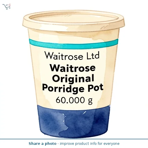 Waitrose Original Porridge Pot 60g