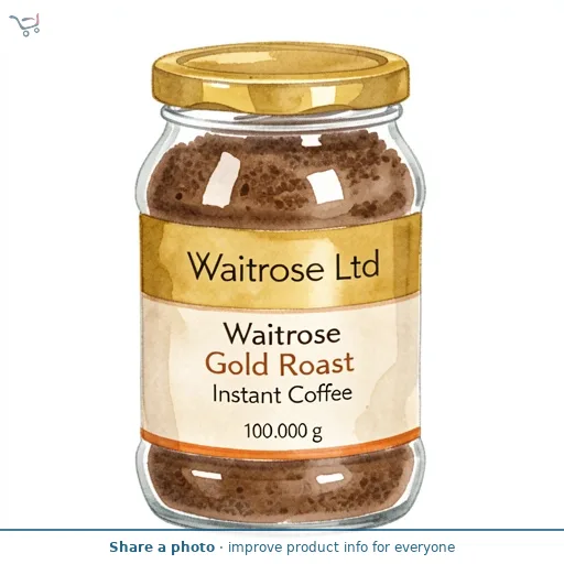 Waitrose Gold Roast Instant Coffee