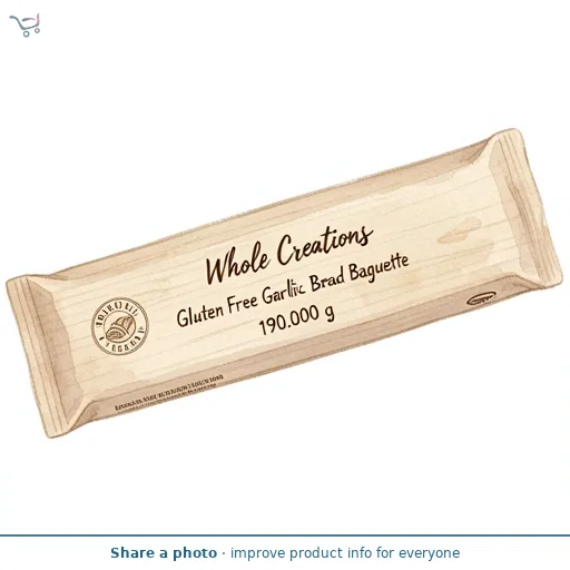 Whole Creations Gluten Free Garlic Bread Baguette