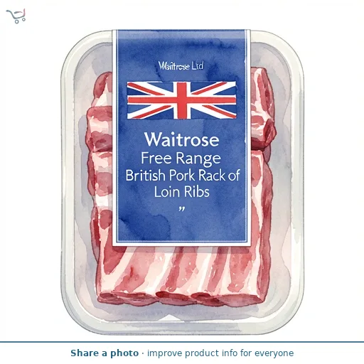 Waitrose Free Range British Pork Rack of Loin Ribs