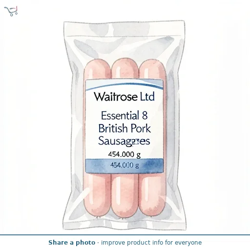 Essential 8 British Pork Sausages