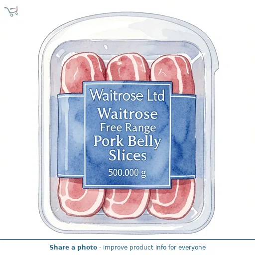 Waitrose Free Range Pork Belly Slices
