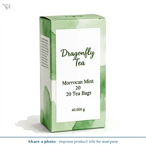 Dragonfly Tea Moroccan Mint 20 Tea Bags