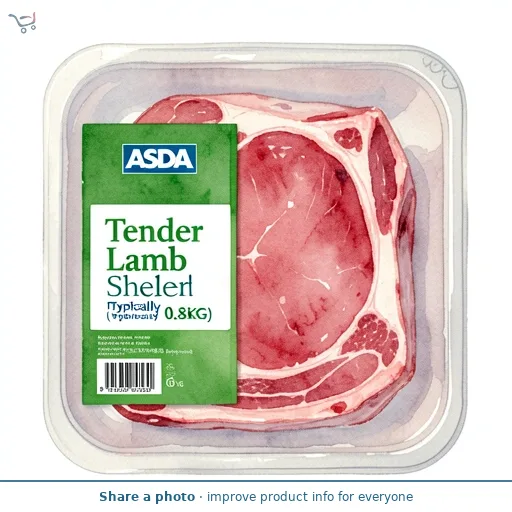 ASDA Tender Lamb Shoulder (Typically 0.8KG)